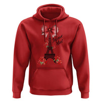 Joyeux Noel Eiffel Tower Hoodie Christmas In French Coquette Bow - Wonder Print Shop