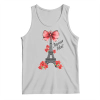 Joyeux Noel Eiffel Tower Tank Top Christmas In French Coquette Bow - Wonder Print Shop