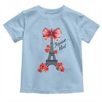 Joyeux Noel Eiffel Tower Toddler T Shirt Christmas In French Coquette Bow - Wonder Print Shop