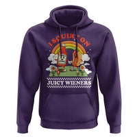 Funny I Squirt On Juicy Wieners Hoodie Adult Humor Dirty Gag Hot Dog Joke - Wonder Print Shop