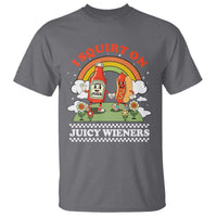 Funny I Squirt On Juicy Wieners T Shirt Adult Humor Dirty Gag Hot Dog Joke - Wonder Print Shop