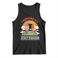 Funny I Squirt On Juicy Wieners Tank Top Adult Humor Dirty Gag Hot Dog Joke - Wonder Print Shop