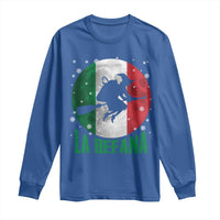 La Befana Italian Christmas Long Sleeve Shirt Xmas Witch Folklore Italy Holiday - Wonder Print Shop