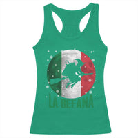 La Befana Italian Christmas Racerback Tank Top Xmas Witch Folklore Italy Holiday - Wonder Print Shop