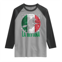 La Befana Italian Christmas Raglan Shirt Xmas Witch Folklore Italy Holiday - Wonder Print Shop