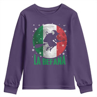 La Befana Italian Christmas Youth Sweatshirt Xmas Witch Folklore Italy Holiday - Wonder Print Shop