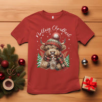 Scottish Christmas T Shirt Nollaig Chridheil Gaelic Xmas Higland Cow - Wonder Print Shop