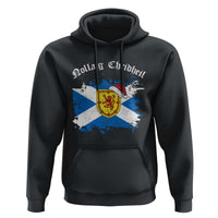 Scottish Christmas Hoodie Nollaig Chridheil Gaelic Xmas Scotland Lion Rampant - Wonder Print Shop