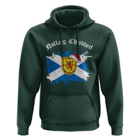 Scottish Christmas Hoodie Nollaig Chridheil Gaelic Xmas Scotland Lion Rampant - Wonder Print Shop