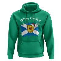 Scottish Christmas Hoodie Nollaig Chridheil Gaelic Xmas Scotland Lion Rampant - Wonder Print Shop
