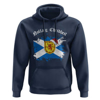 Scottish Christmas Hoodie Nollaig Chridheil Gaelic Xmas Scotland Lion Rampant - Wonder Print Shop