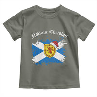 Scottish Christmas Toddler T Shirt Nollaig Chridheil Gaelic Xmas Scotland Lion Rampant - Wonder Print Shop