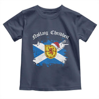 Scottish Christmas Toddler T Shirt Nollaig Chridheil Gaelic Xmas Scotland Lion Rampant - Wonder Print Shop