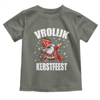 Dutch Christmas Toddler T Shirt Vrolijk Kerstfeest Dabiing Sinterklaas Santa - Wonder Print Shop