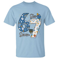 Funny 67 Hanukkah T Shirt Chanukah Menorah Dreidel Six Seven Meme - Wonder Print Shop