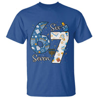 Funny 67 Hanukkah T Shirt Chanukah Menorah Dreidel Six Seven Meme - Wonder Print Shop