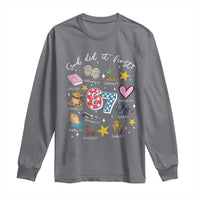 Funny 67 Christian Long Sleeve Shirt God Did It First Six Seven Meme Bible Verses - Wonder Print Shop