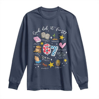 Funny 67 Christian Long Sleeve Shirt God Did It First Six Seven Meme Bible Verses - Wonder Print Shop