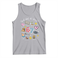 Funny 67 Christian Tank Top God Did It First Six Seven Meme Bible Verses - Wonder Print Shop