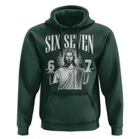 Funny Jesus 67 Hoodie God Six Seven Meme Religious Christian - Wonder Print Shop