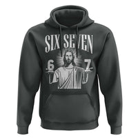 Funny Jesus 67 Hoodie God Six Seven Meme Religious Christian - Wonder Print Shop