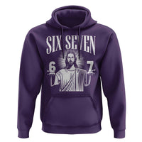 Funny Jesus 67 Hoodie God Six Seven Meme Religious Christian - Wonder Print Shop