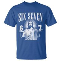 Funny Jesus 67 T Shirt God Six Seven Meme Religious Christian - Wonder Print Shop