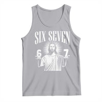 Funny Jesus 67 Tank Top God Six Seven Meme Religious Christian - Wonder Print Shop