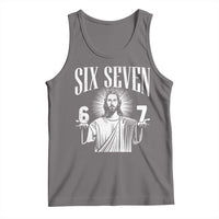 Funny Jesus 67 Tank Top God Six Seven Meme Religious Christian - Wonder Print Shop