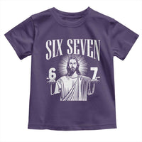 Funny Jesus 67 Toddler T Shirt God Six Seven Meme Religious Christian - Wonder Print Shop