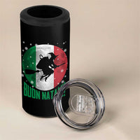 Buon Natale Italian Christmas 4 in 1 Can Cooler Tumbler La Befana Italian Folklore Witch - Wonder Print Shop