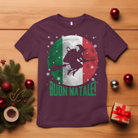 Buon Natale Italian Christmas T Shirt La Befana Italian Folklore Witch - Wonder Print Shop