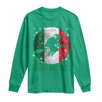 Buon Natale Italian Christmas Long Sleeve Shirt La Befana Italian Folklore Witch - Wonder Print Shop