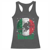 Buon Natale Italian Christmas Racerback Tank Top La Befana Italian Folklore Witch - Wonder Print Shop