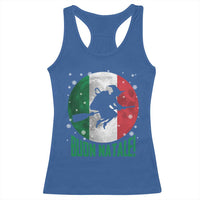 Buon Natale Italian Christmas Racerback Tank Top La Befana Italian Folklore Witch - Wonder Print Shop