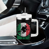 Buon Natale Italian Christmas Tumbler With Handle La Befana Italian Folklore Witch - Wonder Print Shop