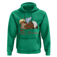 Funny Valentine's Day Cupid Cat Hoodie Happy Meowentines