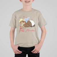Funny Valentine's Day Cupid Cat T Shirt For Kid Happy Meowentines