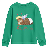 Funny Valentine's Day Cupid Cat Youth Sweatshirt Happy Meowentines