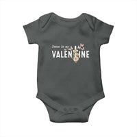 Christian Religious God Valentine's Day Baby Onesie Jesus Is My Valentine Rose Flowers