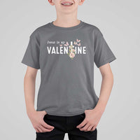Christian Religious God Valentine's Day T Shirt For Kid Jesus Is My Valentine Rose Flowers