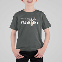 Christian Religious God Valentine's Day T Shirt For Kid Jesus Is My Valentine Rose Flowers