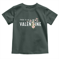 Christian Religious God Valentine's Day Toddler T Shirt Jesus Is My Valentine Rose Flowers