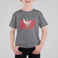Funny Howdy Valentine T Shirt For Kid Valentine's Day Western Cowboy Cupid