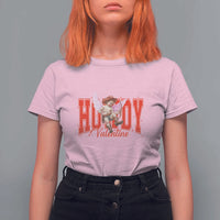 Funny Howdy Valentine T Shirt For Women Valentine's Day Western Cowboy Cupid