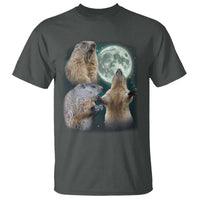 Funny Three Groundhog Moon Groundhog Day Meme T Shirt - Wonder Print Shop