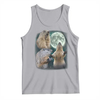 Funny Three Groundhog Moon Groundhog Day Meme Tank Top - Wonder Print Shop