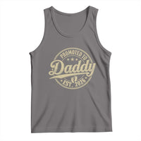 Funny New Dad 2026 Tank Top Promoted To Daddy Est 2026 - Wonder Print Shop
