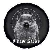 I Have Rabies Bat Spare Tire Cover Funny Meme Quotes Gothic - Wonder Print Shop