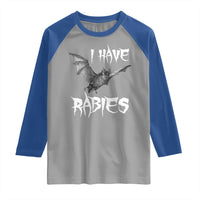 I Have Rabies Bat Raglan Shirt Funny Meme Quotes - Wonder Print Shop